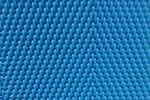 V-shaped polyester mesh belts